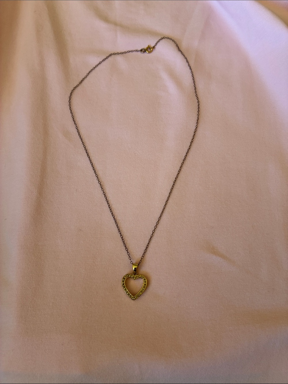 Vintage Charlene K Heart Necklace